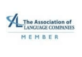 Logo for The Association of Language Companies, showcasing stylized blue initials AL beside the text “The Association of Language Companies” and “MEMBER” below it, symbolizing our commitment to connecting worlds through language expertise.