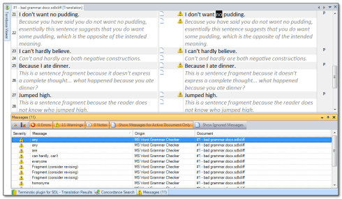 MSWord Grammar Checker