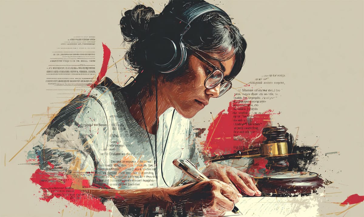 תמלול משפטי